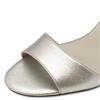 TAMARIS WOMENS MID HEEL STRAP SANDAL - CHAMPAGNE