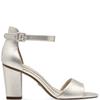 TAMARIS WOMENS MID HEEL STRAP SANDAL - CHAMPAGNE
