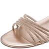 TAMARIS WOMENS LOW HEEL STRAP SANDAL - ROSE