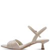 TAMARIS WOMENS LOW HEEL STRAP SANDAL - BEIGE