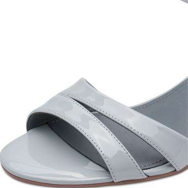 TAMARIS WOMENS LOW HEEL STRAP SANDAL - LIGHT BLUE