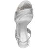 TAMARIS WOMENS HIGH HEEL STRAP SANDAL - SILVER