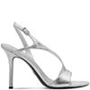 TAMARIS WOMENS HIGH HEEL STRAP SANDAL - SILVER