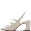 TAMARIS WOMENS MID HEEL STRAP SANDAL - IVORY