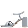 TAMARIS WOMENS HIGH HEEL STRAP SANDAL - LIGHT BLUE PATENT