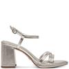 TAMARIS WOMENS HIGH HEEL STRAP SANDAL - PLATINUM