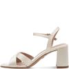 TAMARIS WOMENS HIGH HEEL STRAP SANDAL - PEARL