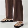 TAMARIS WOMENS WEDGE STRAP SANDAL - BEIGE