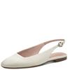 TAMARIS WOMENS FLAT SLING BACK SANDAL - PEARL