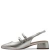 TAMARIS WOMEN LOW HEEL SLINGBACK SANDAL - PLATINUM