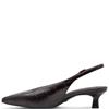 TAMARIS WOMENS SLINGBACK LOW HEEL - MOCCA