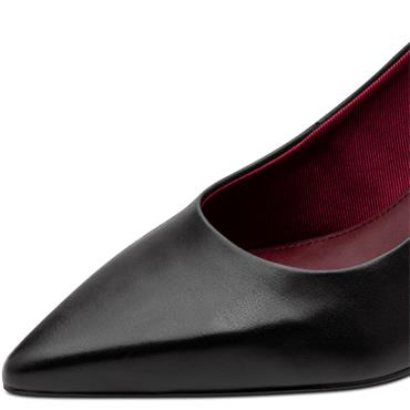 TAMARIS WOMENS SLINGBACK MID HEEL - BLACK