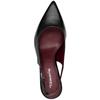 TAMARIS WOMENS SLINGBACK MID HEEL - BLACK