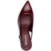 TAMARIS WOMENS SLINGBACK MID HEEL - MERLOT