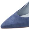 TAMARIS WOMENS MID HEEL STRAP SLINGBACK - BLUE