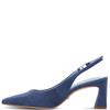 TAMARIS WOMENS MID HEEL STRAP SLINGBACK - BLUE