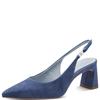TAMARIS WOMENS MID HEEL STRAP SLINGBACK - BLUE