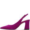 TAMARIS WOMENS MED HEEL SLINGBACK SANDAL - DARK PINK