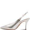 TAMARIS WOMENS HIGH HEEL STRAP SLINGBACK - PLATINUM