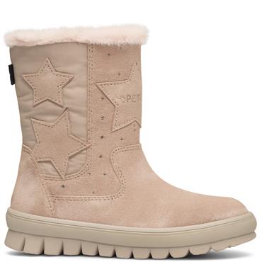 SUPERFIT GIRLS GORETEX ZIP ANKLE BOOT - BEIGE