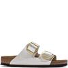BIRKENSTOCK WOMENS ARIZONA SANDAL - PEARLY WHITE