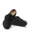 BIRKENSTOCK MENS NAGOYA STRAP CLOG - BLACK LEATHER