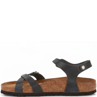 BIRKENSTOCK WOMENS KUMBA SANDAL - BLACK