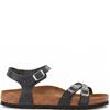 BIRKENSTOCK WOMENS KUMBA SANDAL - BLACK