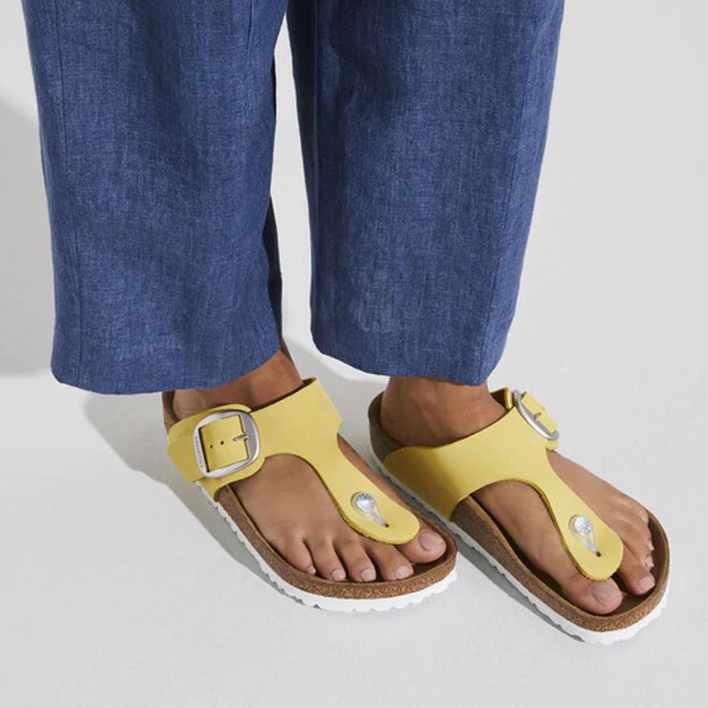 BIRKENSTOCK WOMENS GIZEH BUCKLE SANDAL POPCORN Paul Byron Shoes