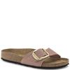 BIRKENSTOCK WOMENS MADRID BUCKLE SANDAL - OLD ROSE