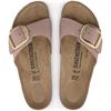 BIRKENSTOCK WOMENS MADRID BUCKLE SANDAL - OLD ROSE
