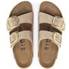 BIRKENSTOCK WOMENS ARIZONA BUCKLE SANDAL - SAND