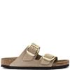 BIRKENSTOCK WOMENS ARIZONA BUCKLE SANDAL - SAND