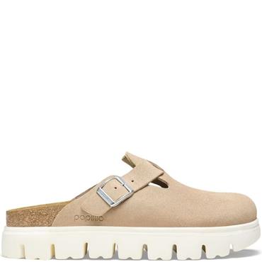 BIRKENSTOCK WOMENS BOSTON PAP CHUNKY - WARM SAND