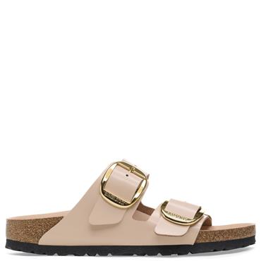 BIRKENSTOCK WOMENS ARIZONA SANDAL - BEIGE PATENT