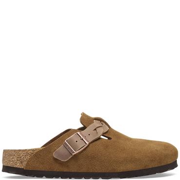 BIRKENSTOCK WOMENS BOSTON BRAIDED SANDAL - MINK