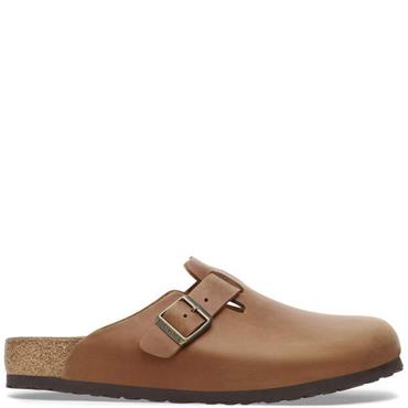 BIRKENSTOCK WOMENS BOSTON BS SANDAL - COGNAC