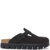 BIRKENSTOCK WOMENS BOSTON CHUNKY SANDAL - BLACK