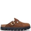 BIRKENSTOCK WOMENS BOSTON PAP CHUNKY - DARK TEA