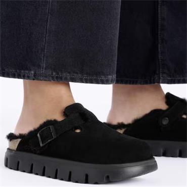 BIRKENSTOCK WOMENS BOSTON CHUNKY SANDAL - BLACK