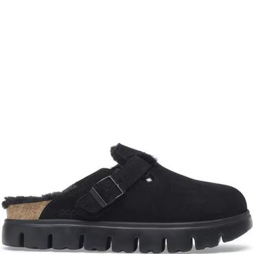 BIRKENSTOCK WOMENS BOSTON CHUNKY SANDAL - BLACK