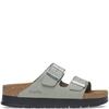 BIRKENSTOCK WOMENS ARIZONA PAP SANDAL - SAGE