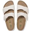 BIRKENSTOCK WOMENS ARIZONA PAP SANDAL - EGGSHELL