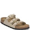 BIRKENSTOCK WOMENS FLORIDA SANDAL - SANDCASTLE