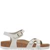 BIRKENSTOCK WOMENS KUMBA STRAP SANDAL - ANTIQUE WHITE