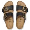 BIRKENSTOCK WOMENS SYDNEY BUCKLE SANDAL - LICORICE