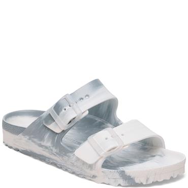 BIRKENSTOCK WOMENS ARIZONA EVA SANDAL - SILVER METALLIC