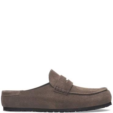 BIRKENSTOCK WOMENS NAPLES WRAPPED SANDAL - CONCRETE