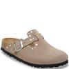 BIRKENSTOCK WOMENS BOSTON RIVERT BORDER - TAUPE
