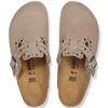 BIRKENSTOCK WOMENS BOSTON RIVERT BORDER - TAUPE